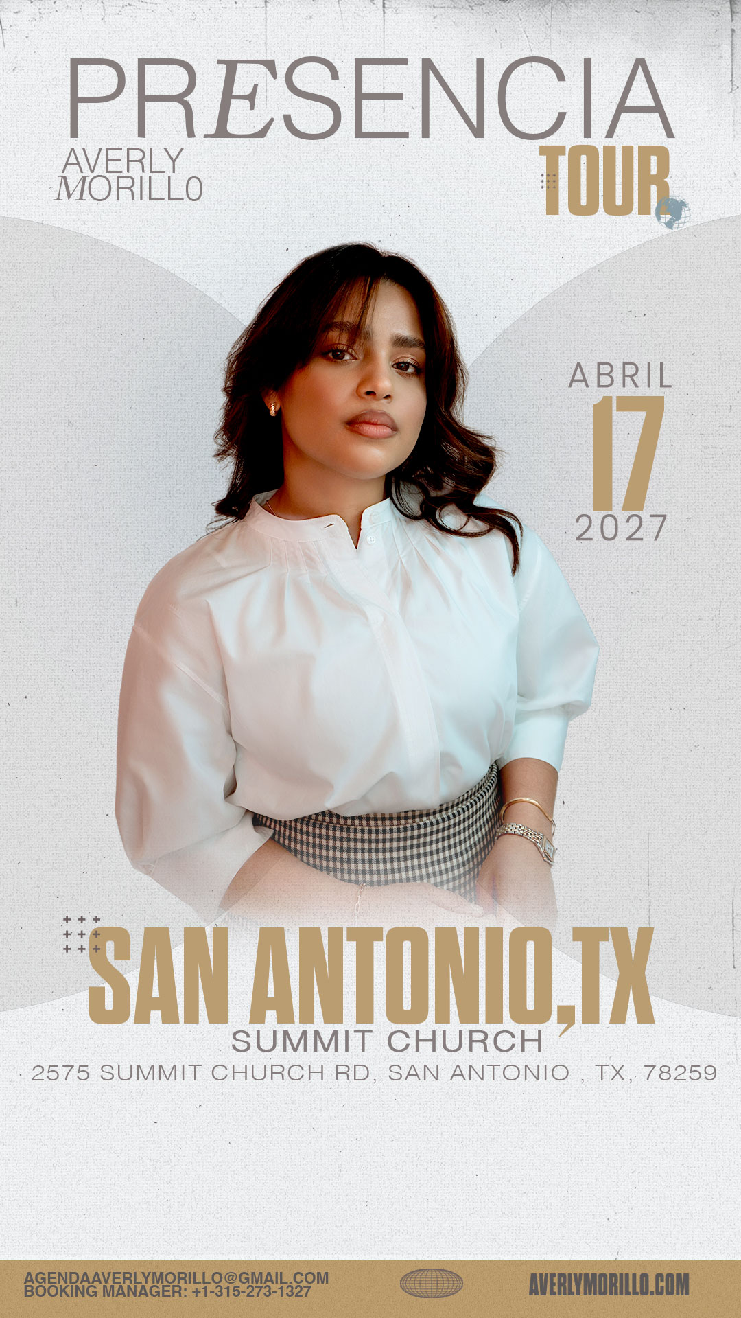 AVERLY MORILLO - PRESENCIA TOUR