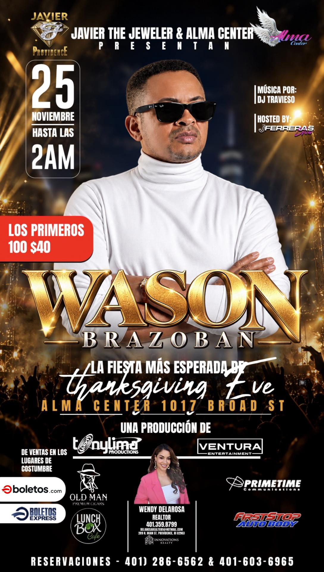 Wason Brazonban El Concierto Mas Esperado De Acción de Gracias
