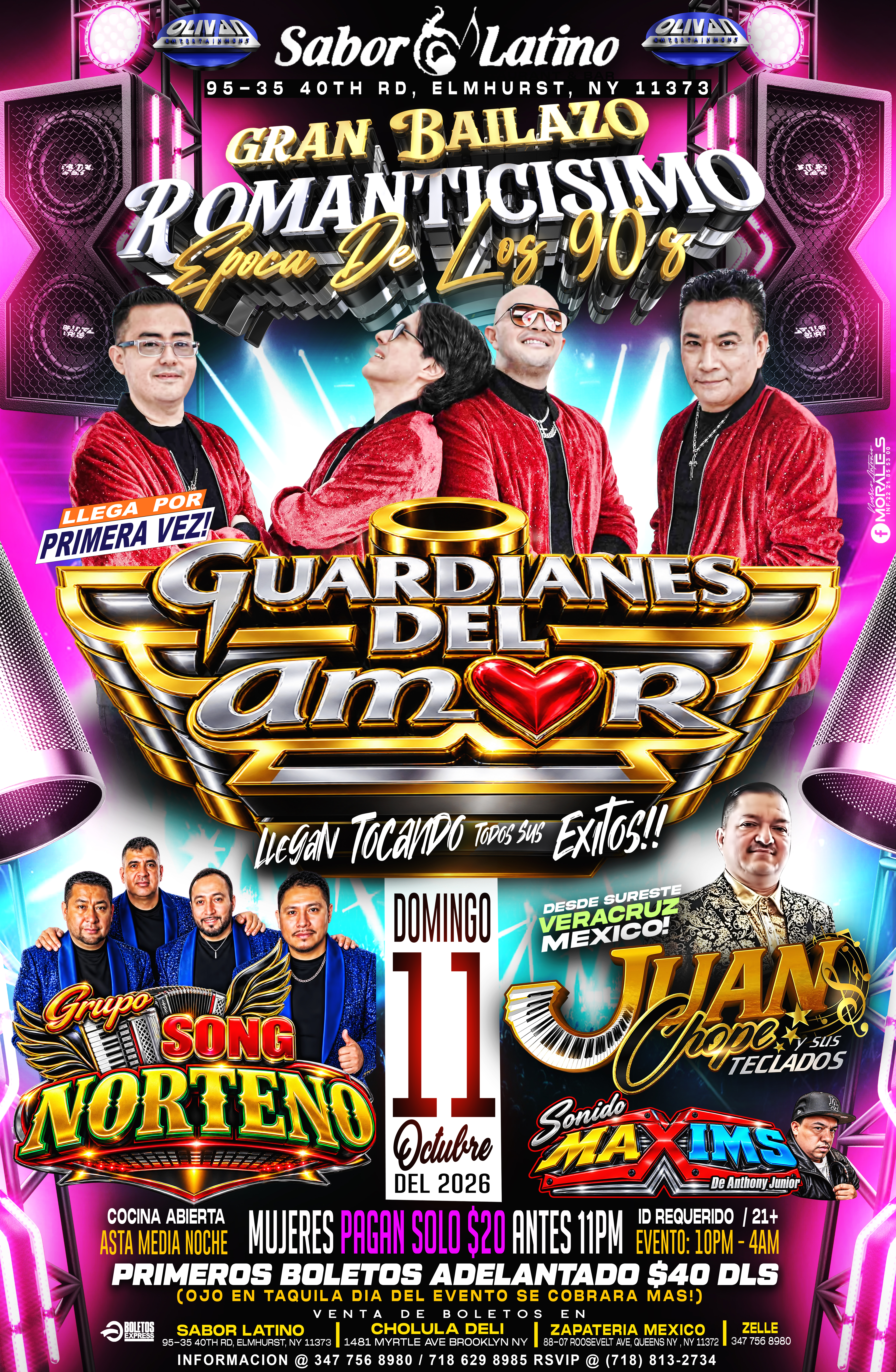 Los Guardianes Del Amor, Song Norteno, Juanchope y Sus Teclados