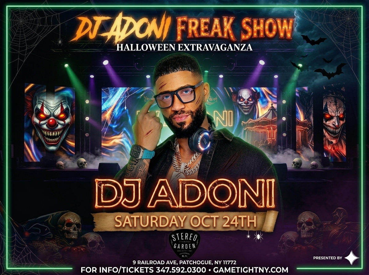DJ ADONI FREAK SHOW AT STEREO GARDEN HALLOWEEN PARTY 2026