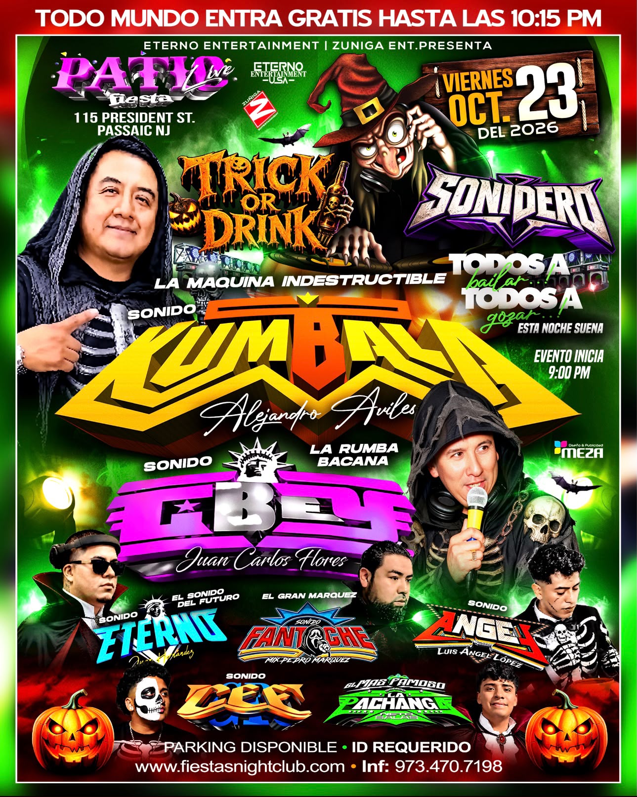 TRICK OR DRINK SONIDERO